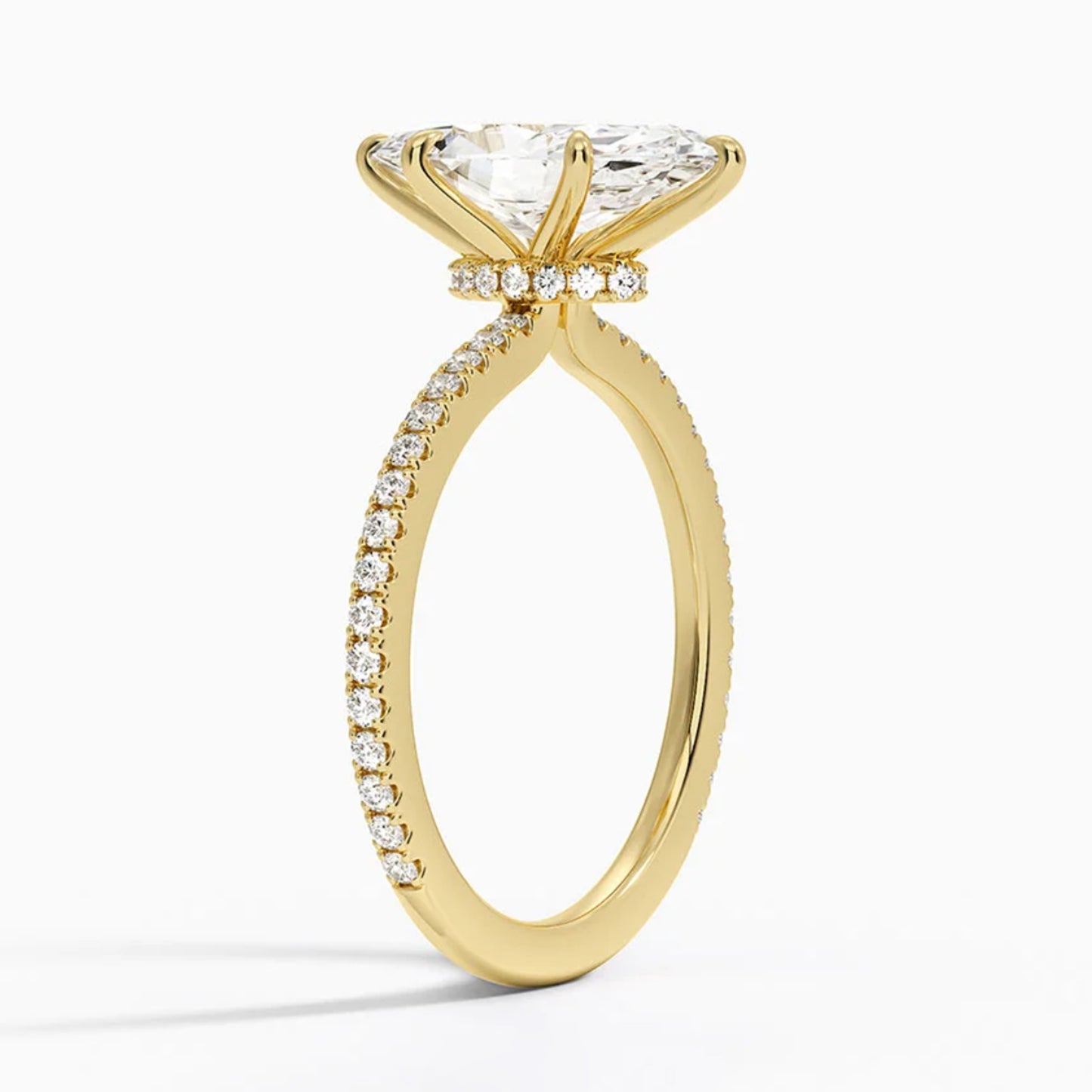 Lumina Pavé Marquise Ring