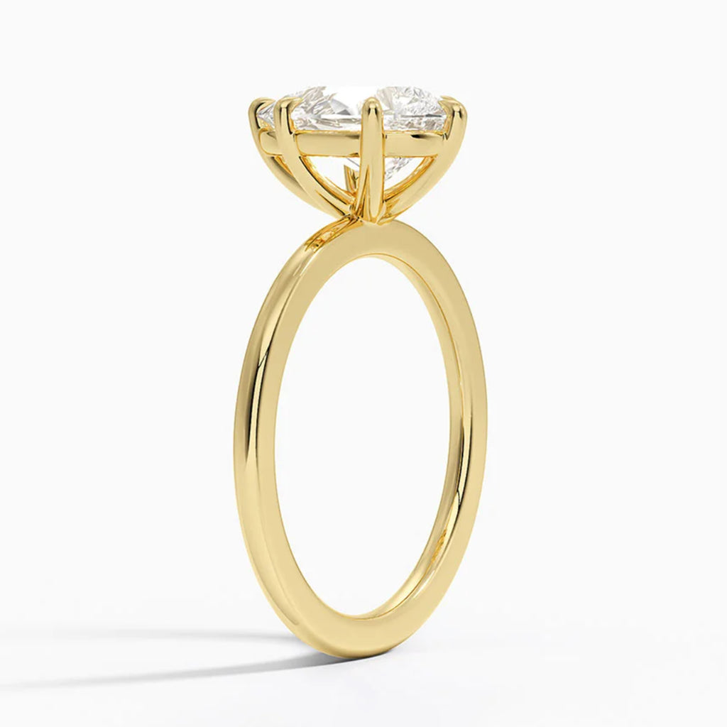 Classic Six-Prong Pear Solitaire Ring
