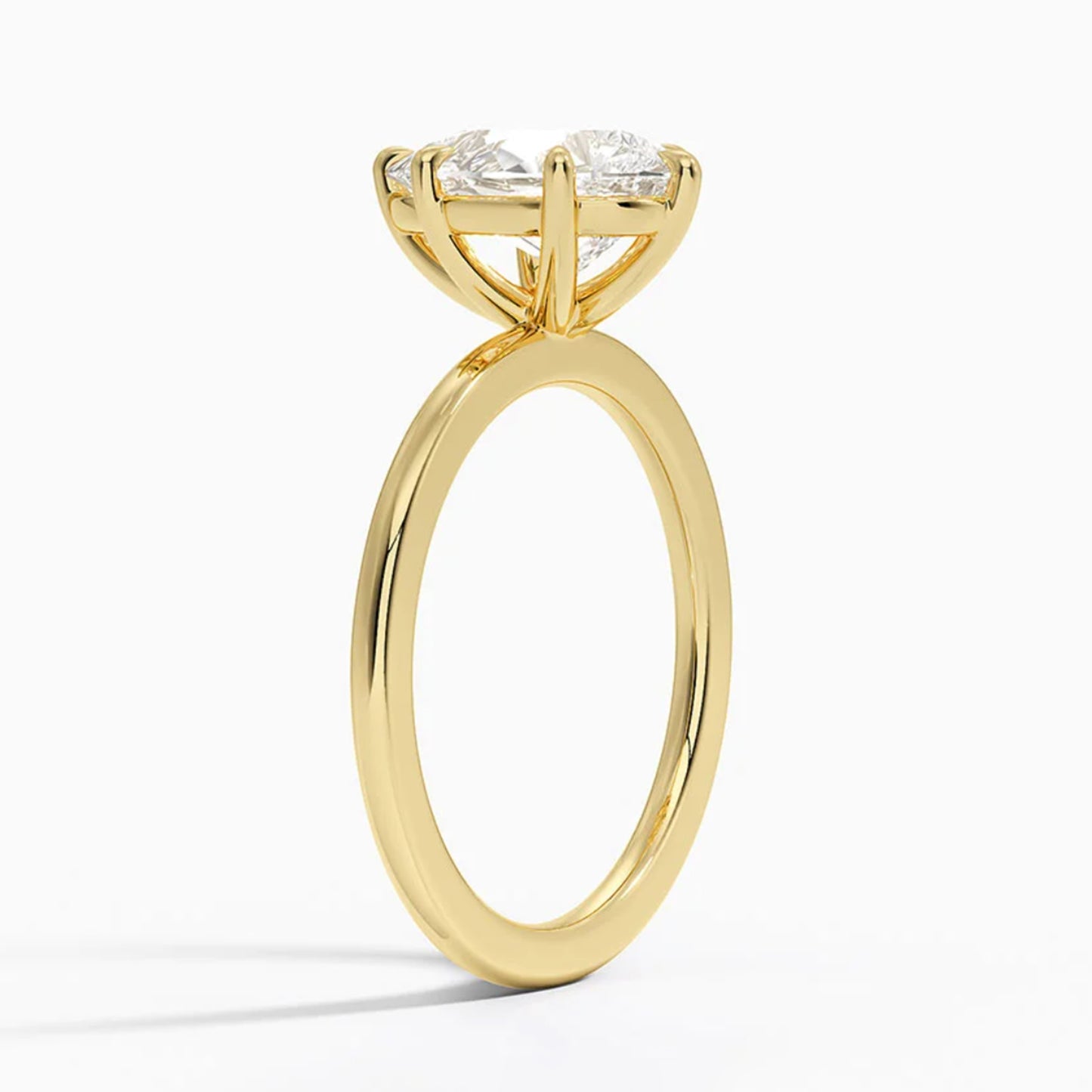 Classic Six-Prong Pear Solitaire Ring