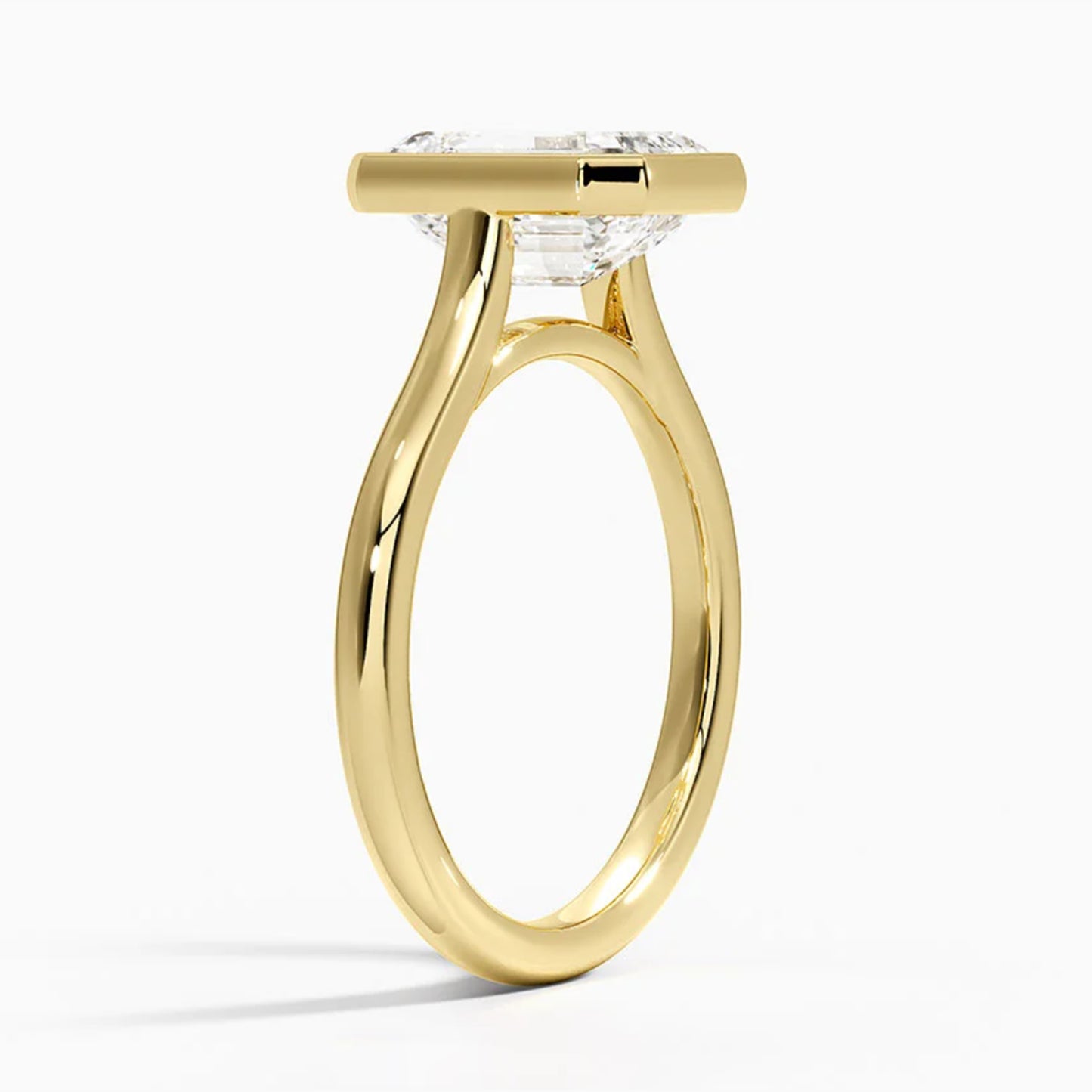 Luna Emerald Solitaire Ring