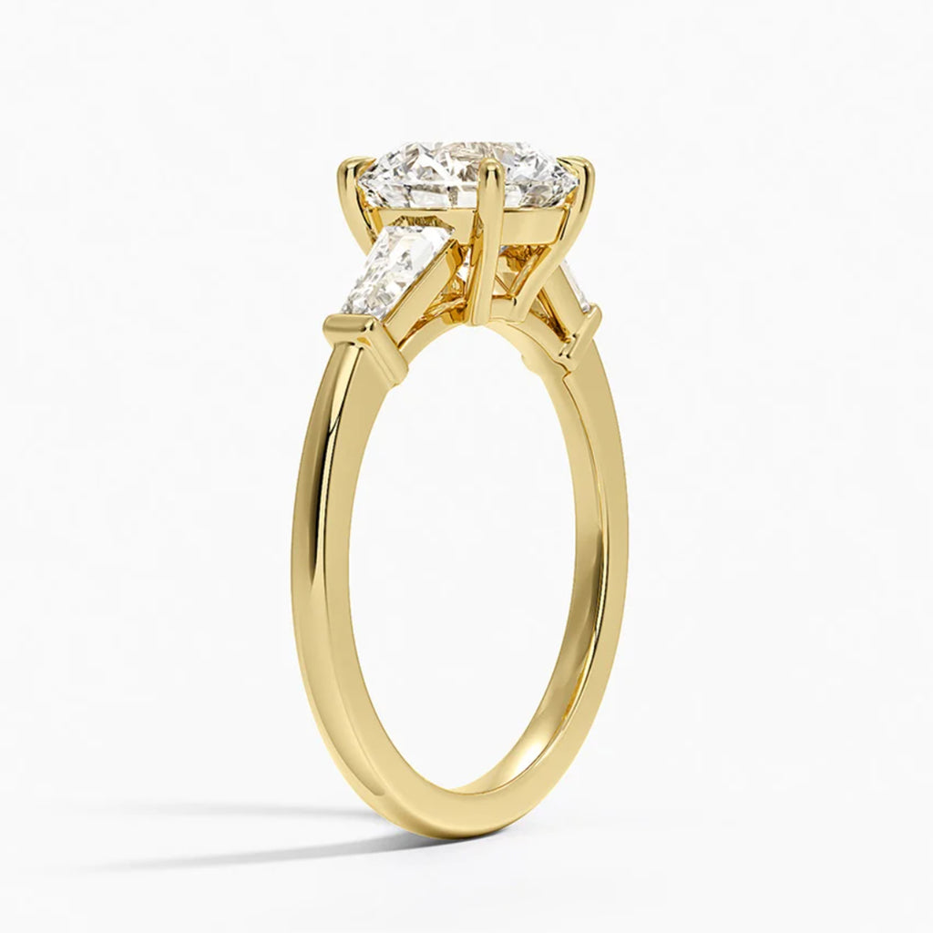 Legacy Round Three-Stone Ring