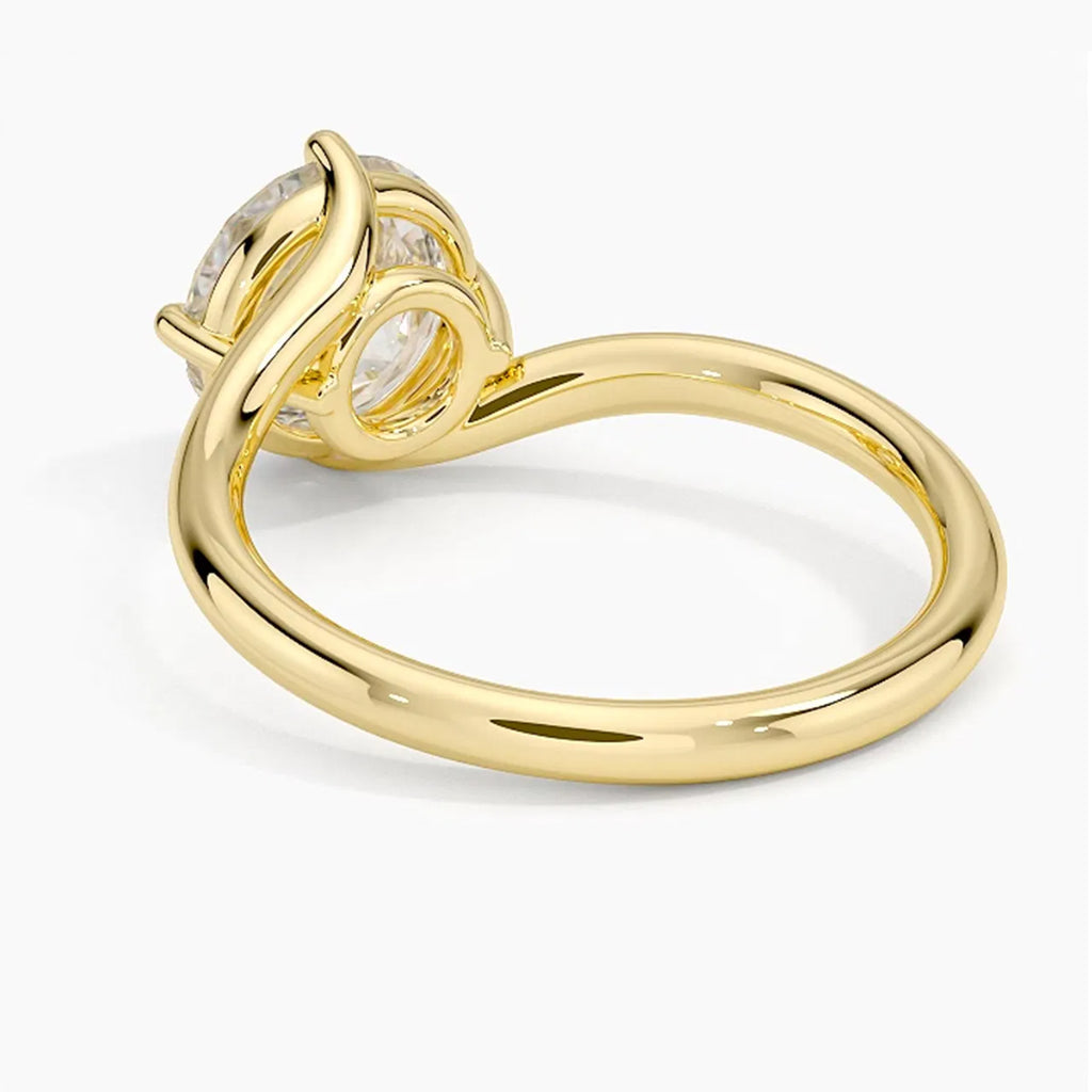 Embrace Round Solitaire Ring