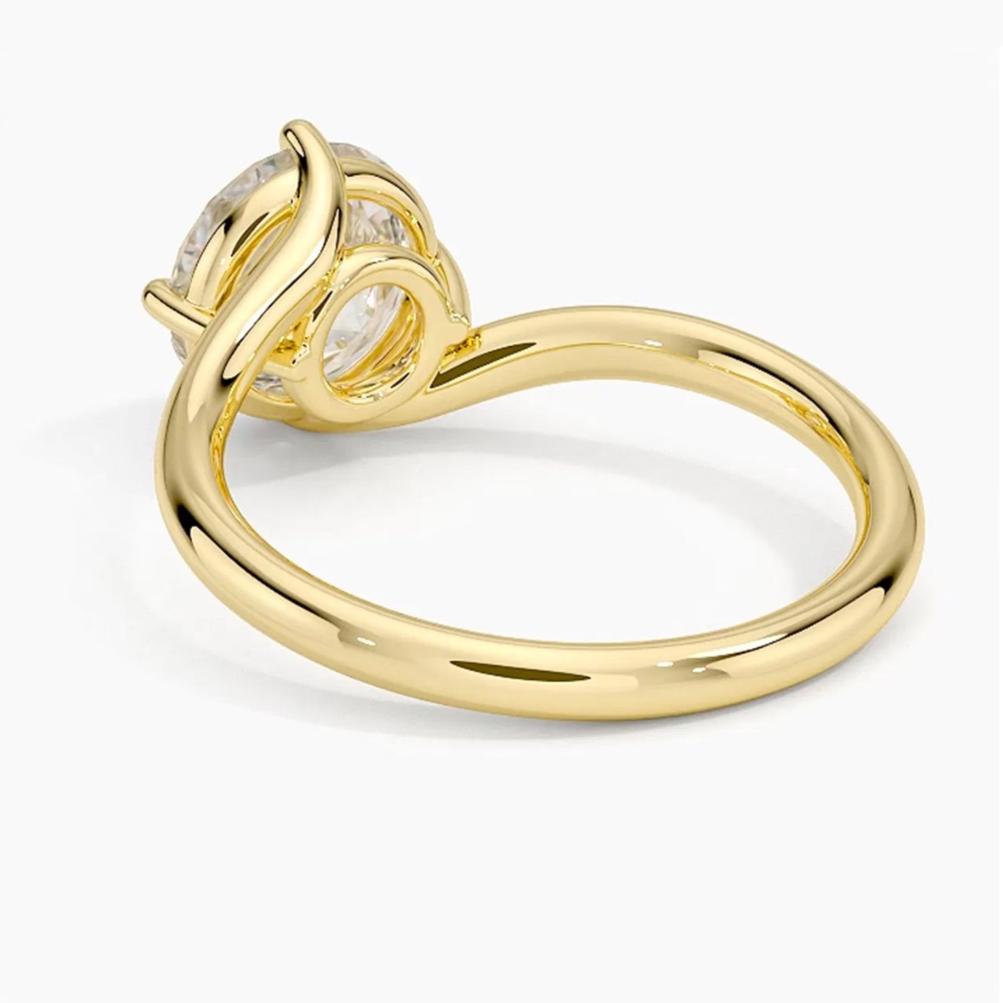Embrace Round Solitaire Ring