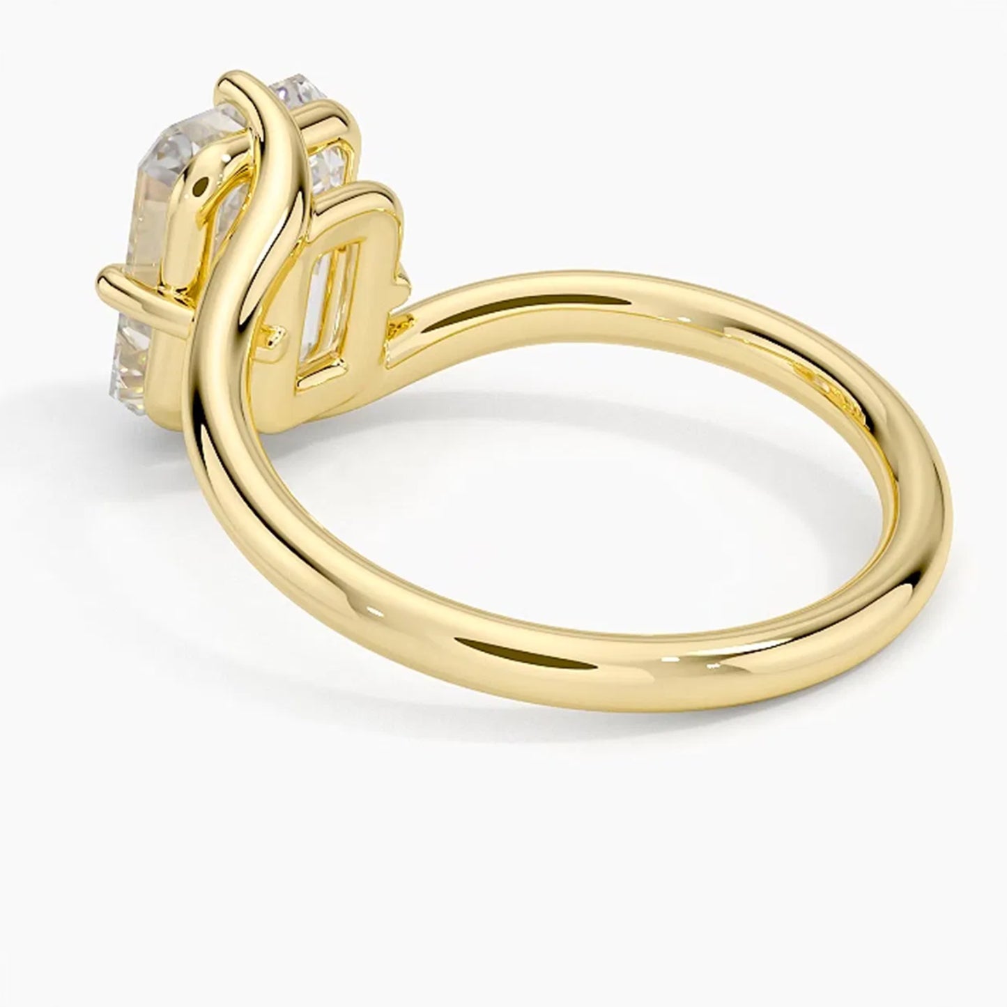 Embrace Emerald Solitaire Ring