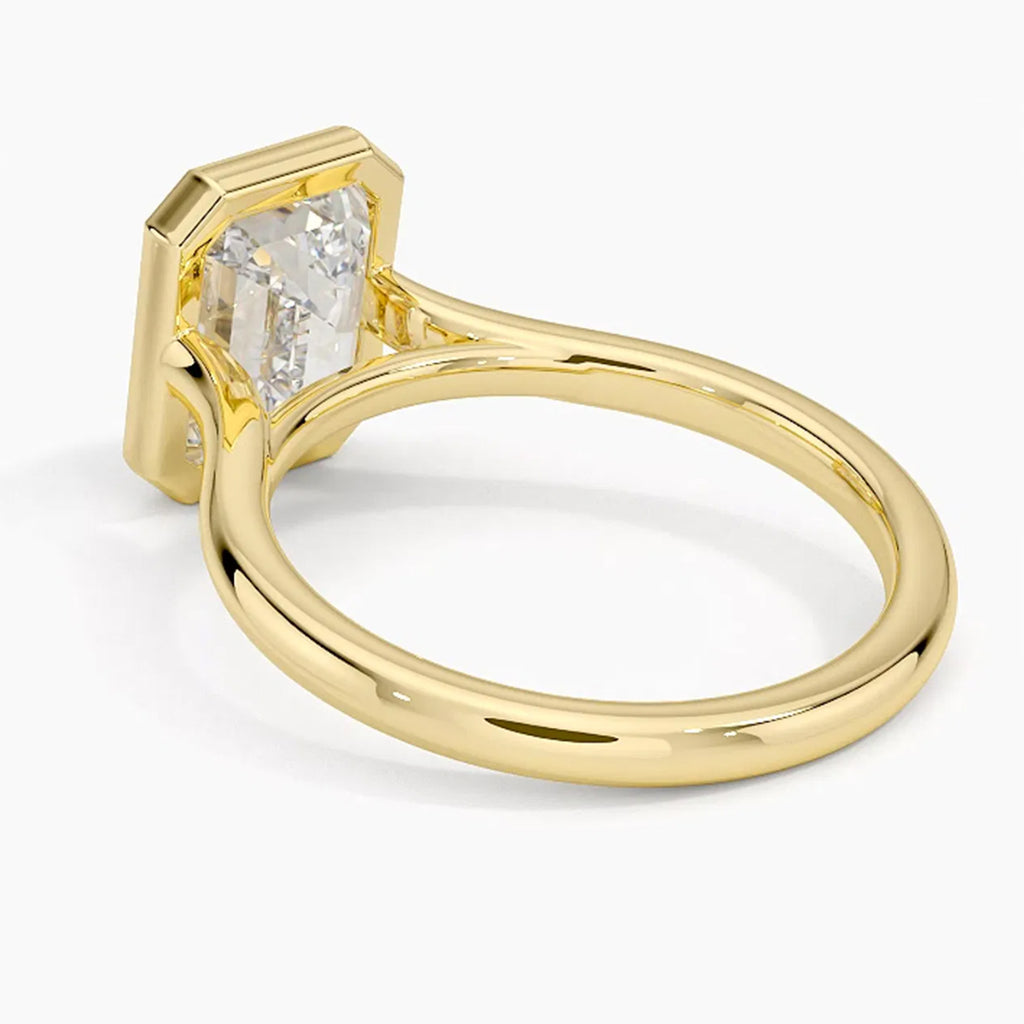 Luna Emerald Solitaire Ring