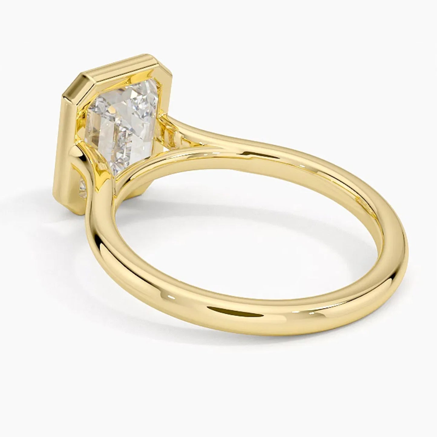 Luna Emerald Solitaire Ring