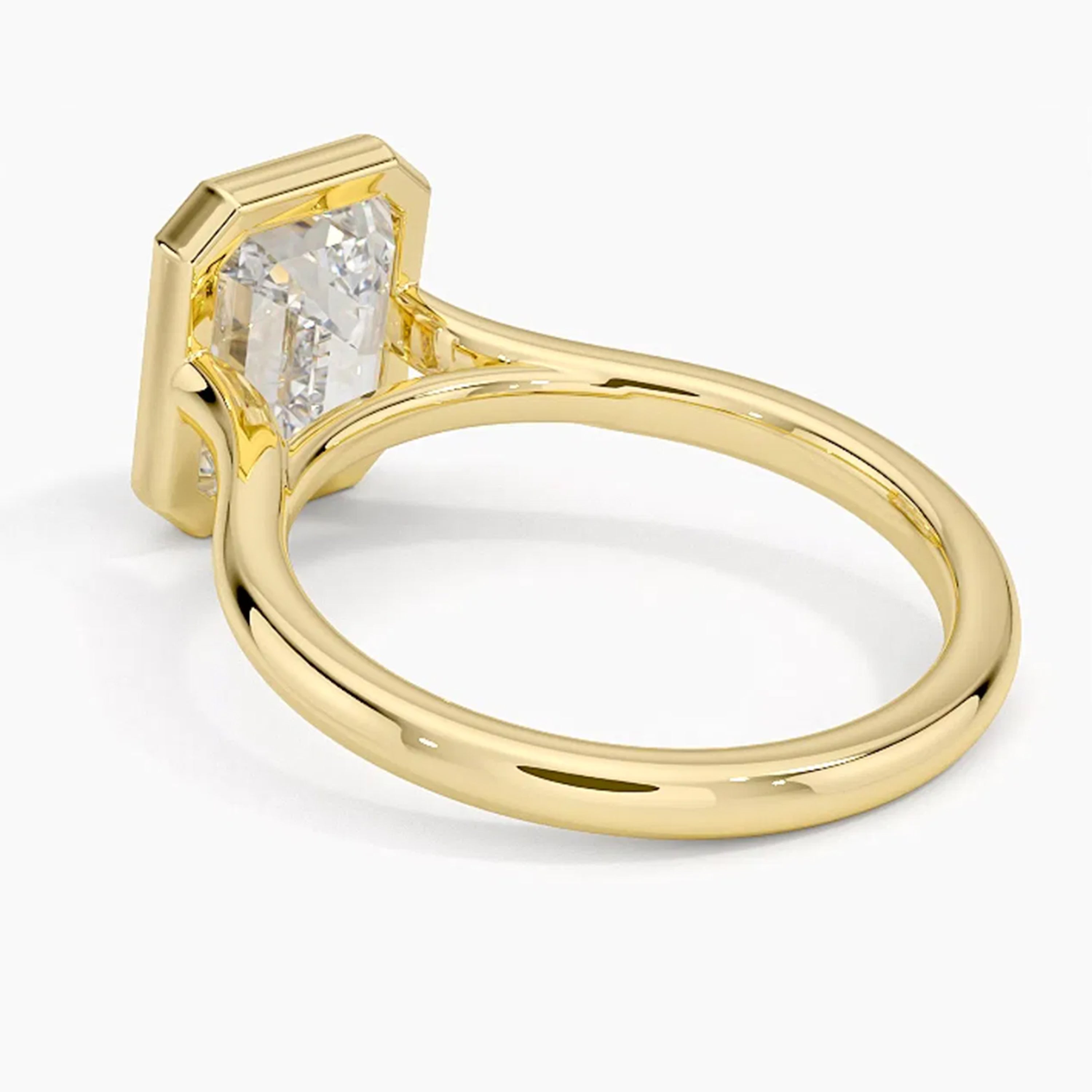 Luna Emerald Solitaire Ring