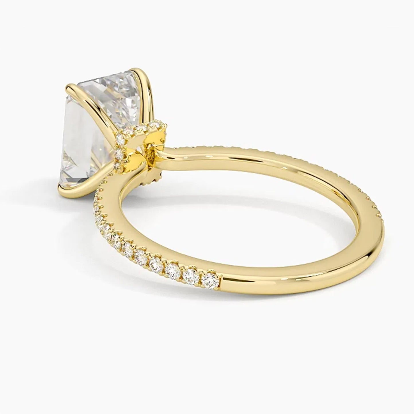 Lumina Pavé Emerald Ring