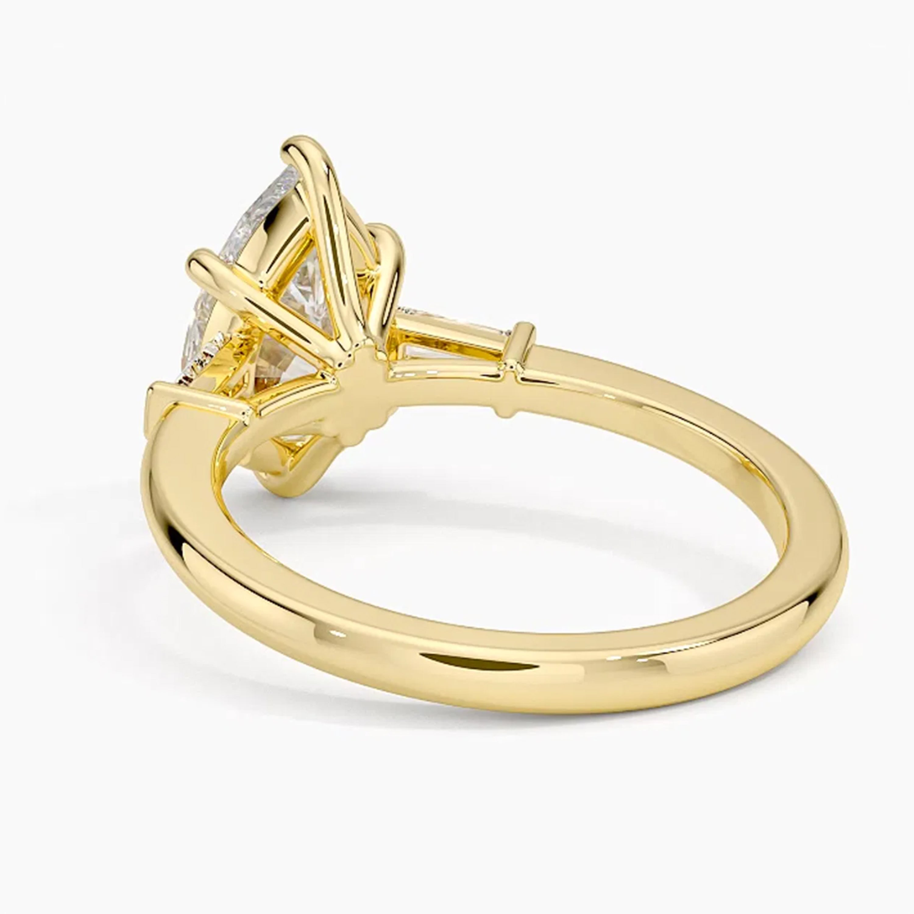 Legacy Pear Three-Stone Ring