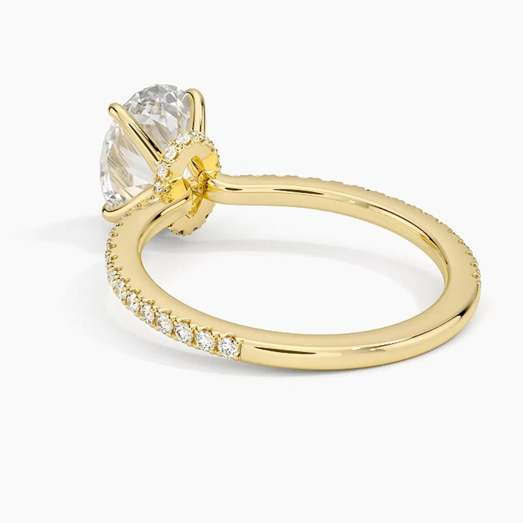 Lumina Pavé Oval Ring