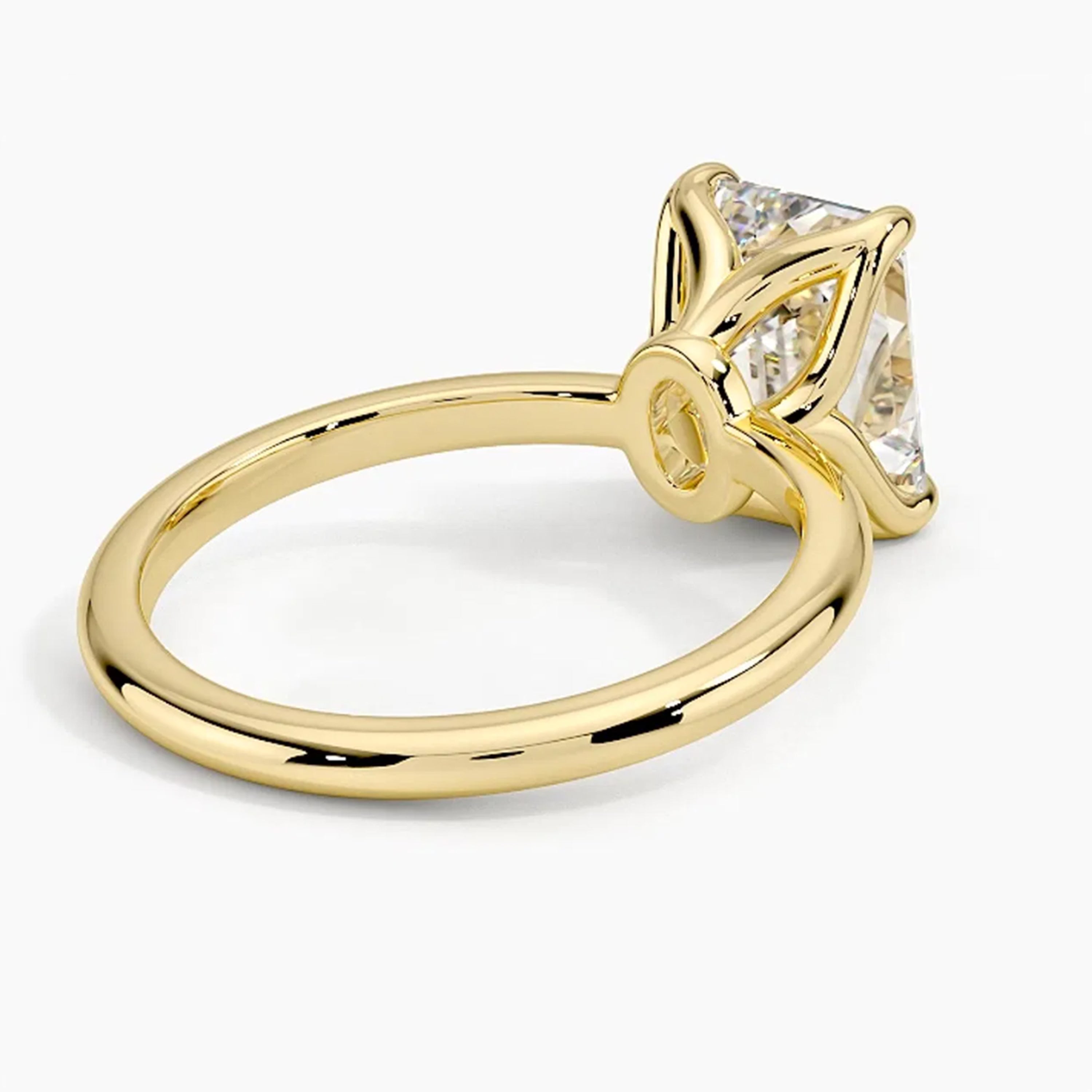 Flora Emerald Solitaire Ring