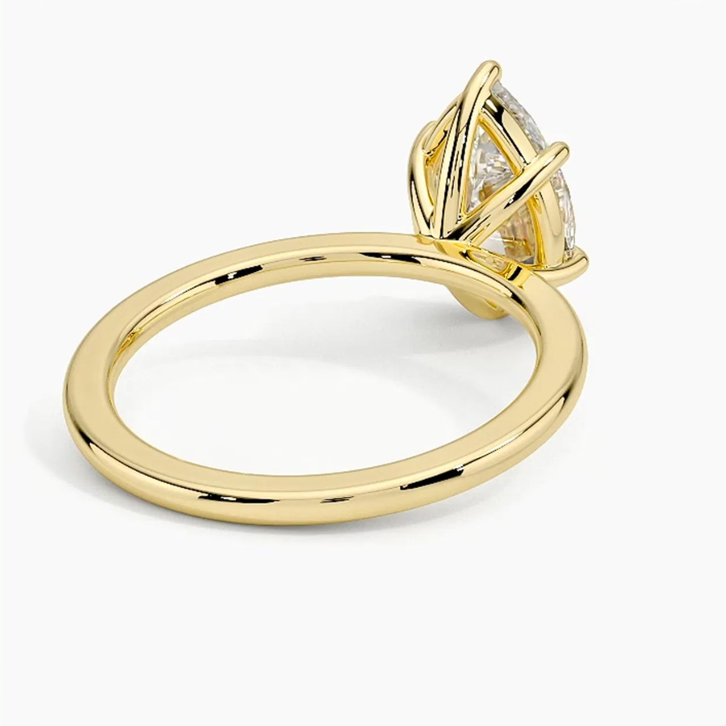 Classic Six-Prong Pear Solitaire Ring