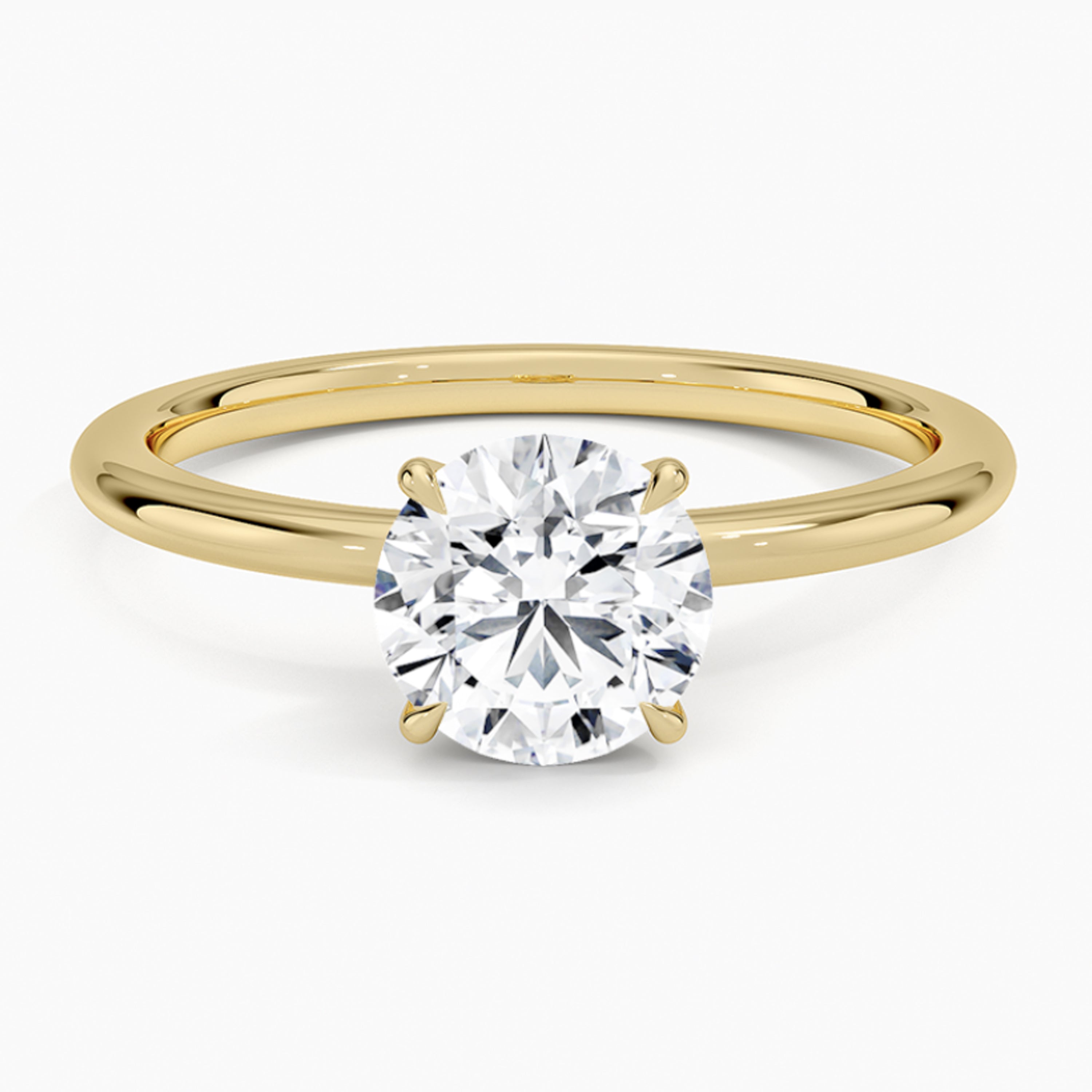 Flora Solitaire Ring