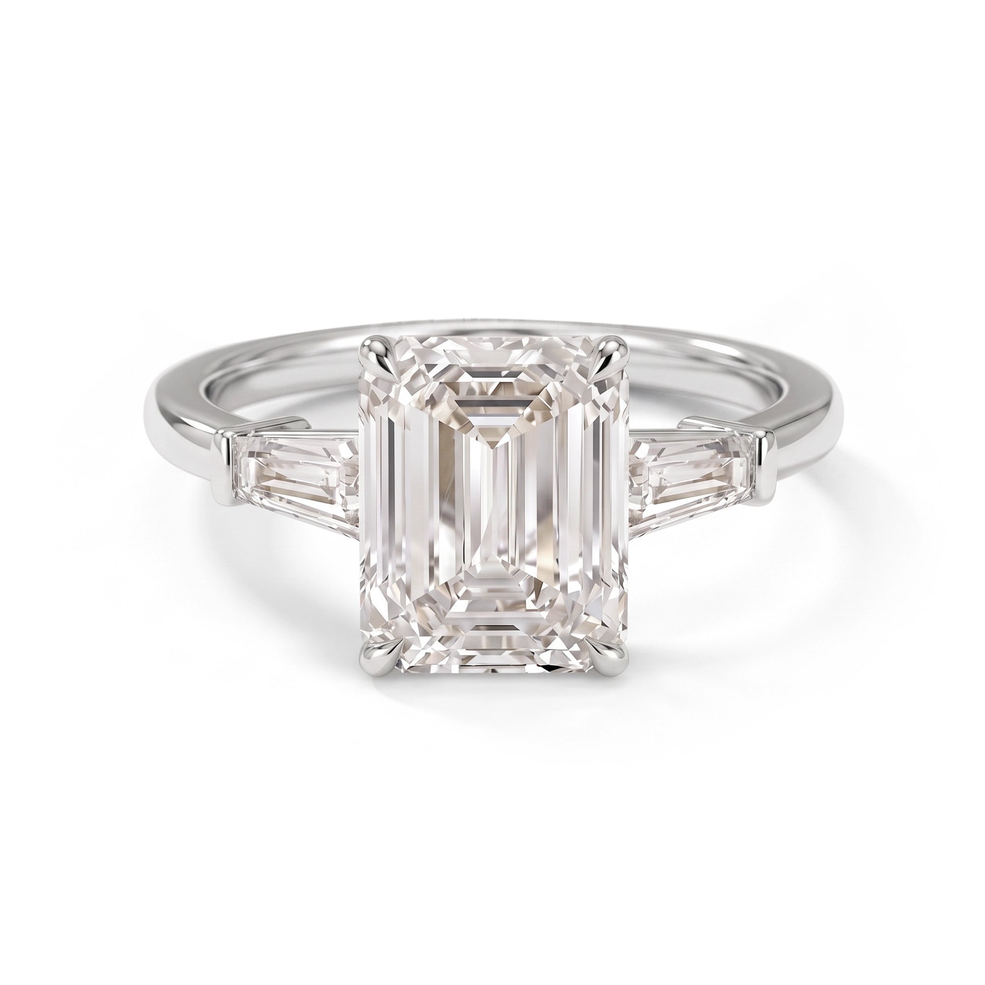 Legacy Emerald Three-Stone Ring