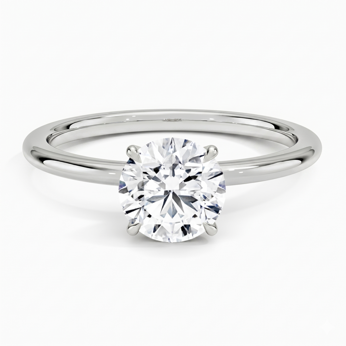 Flora Solitaire Ring