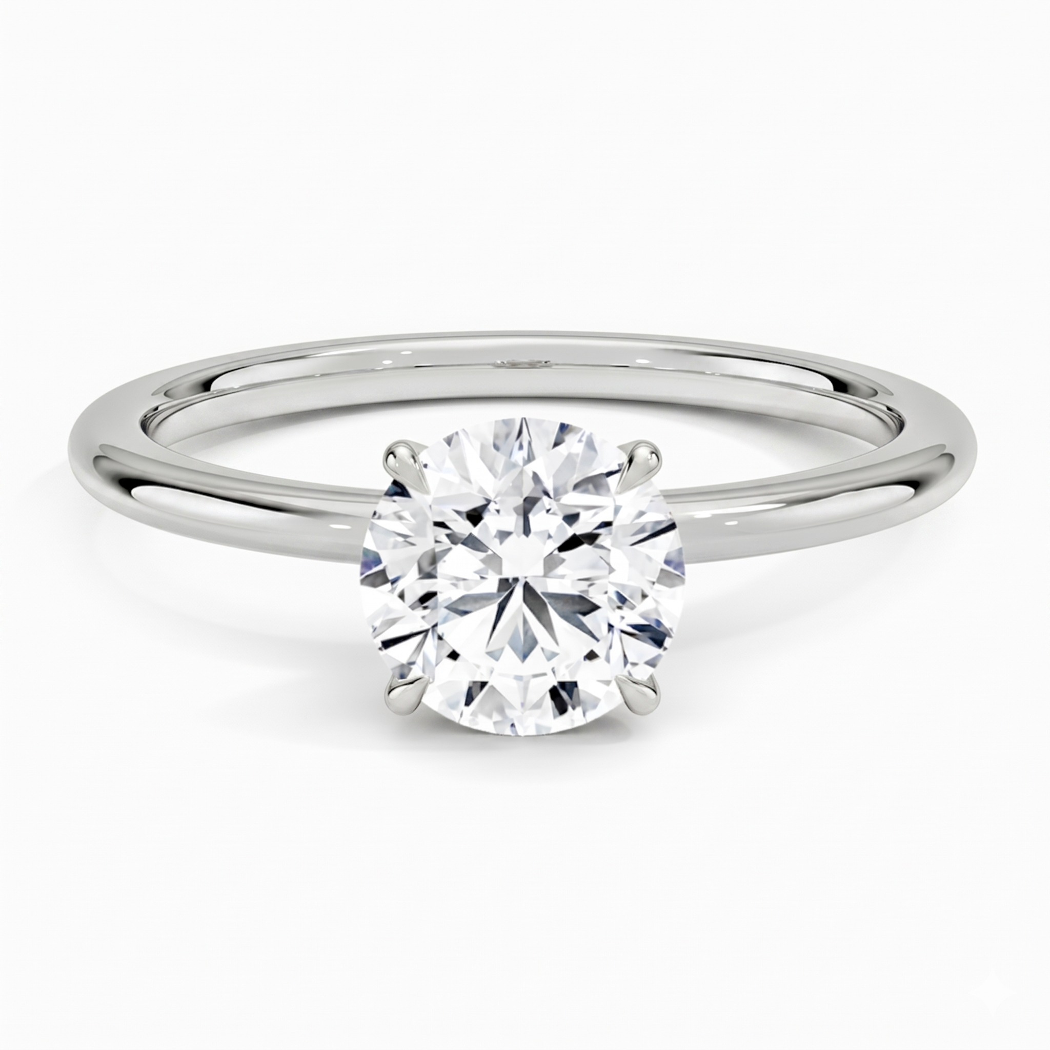 Flora Solitaire Ring