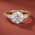 Legacy Round Three-Stone Ring