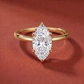 Iris Marquise Solitaire Ring