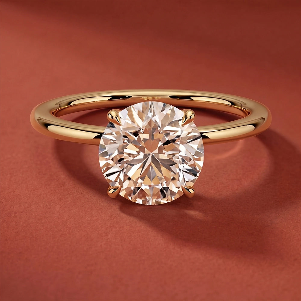 Classic Four-Prong Solitaire Ring