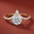 Aurelia Chevron round ring