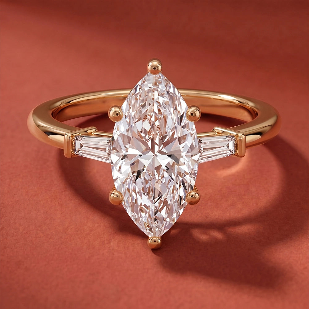 Legacy Marquise Three-Stone Ring