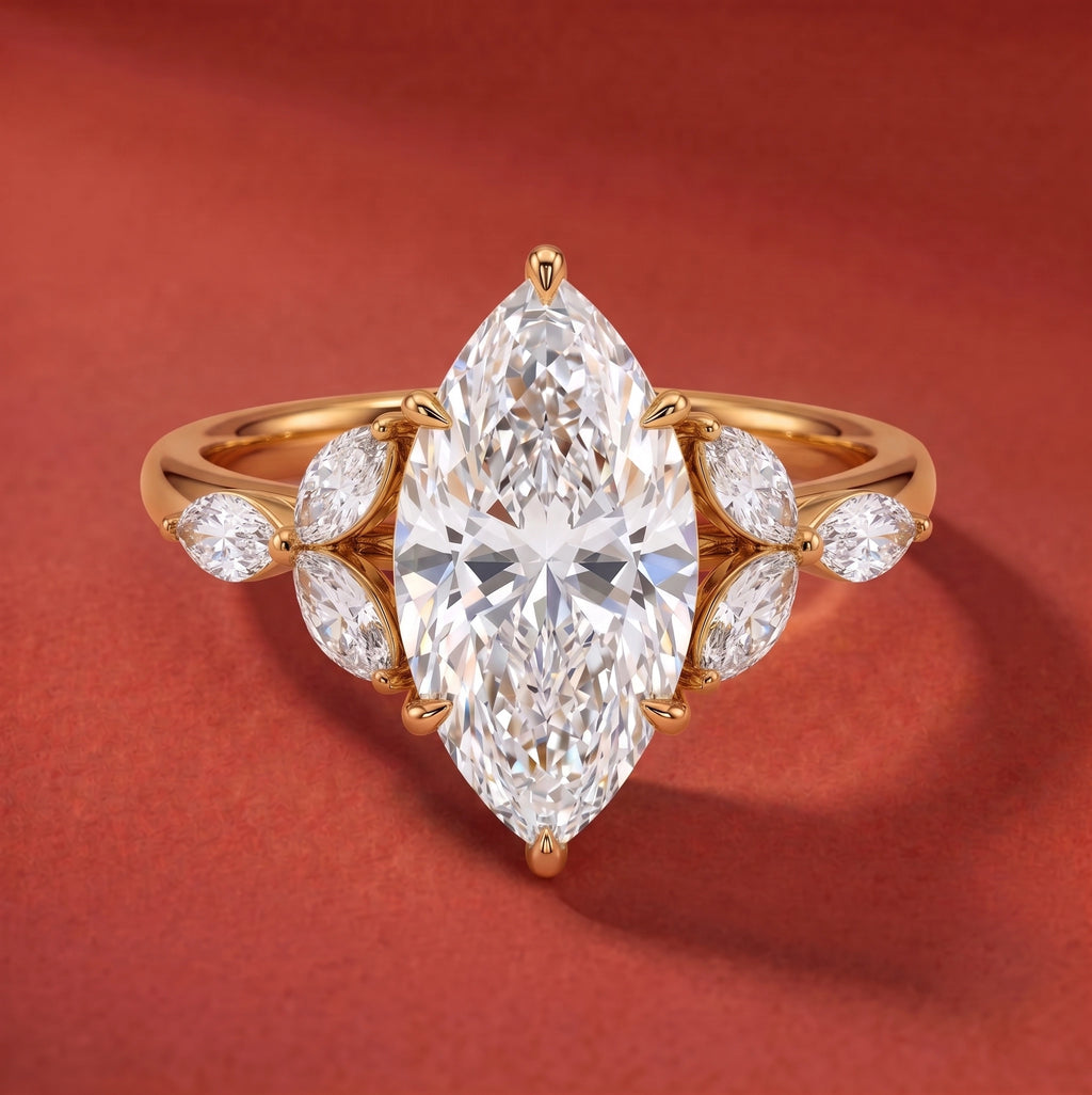 Eden's Vine Marquise Ring