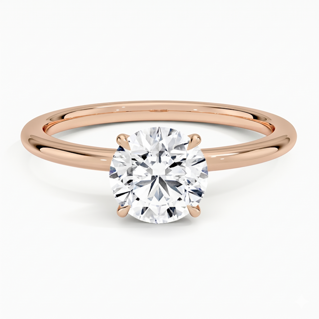 Flora Solitaire Ring
