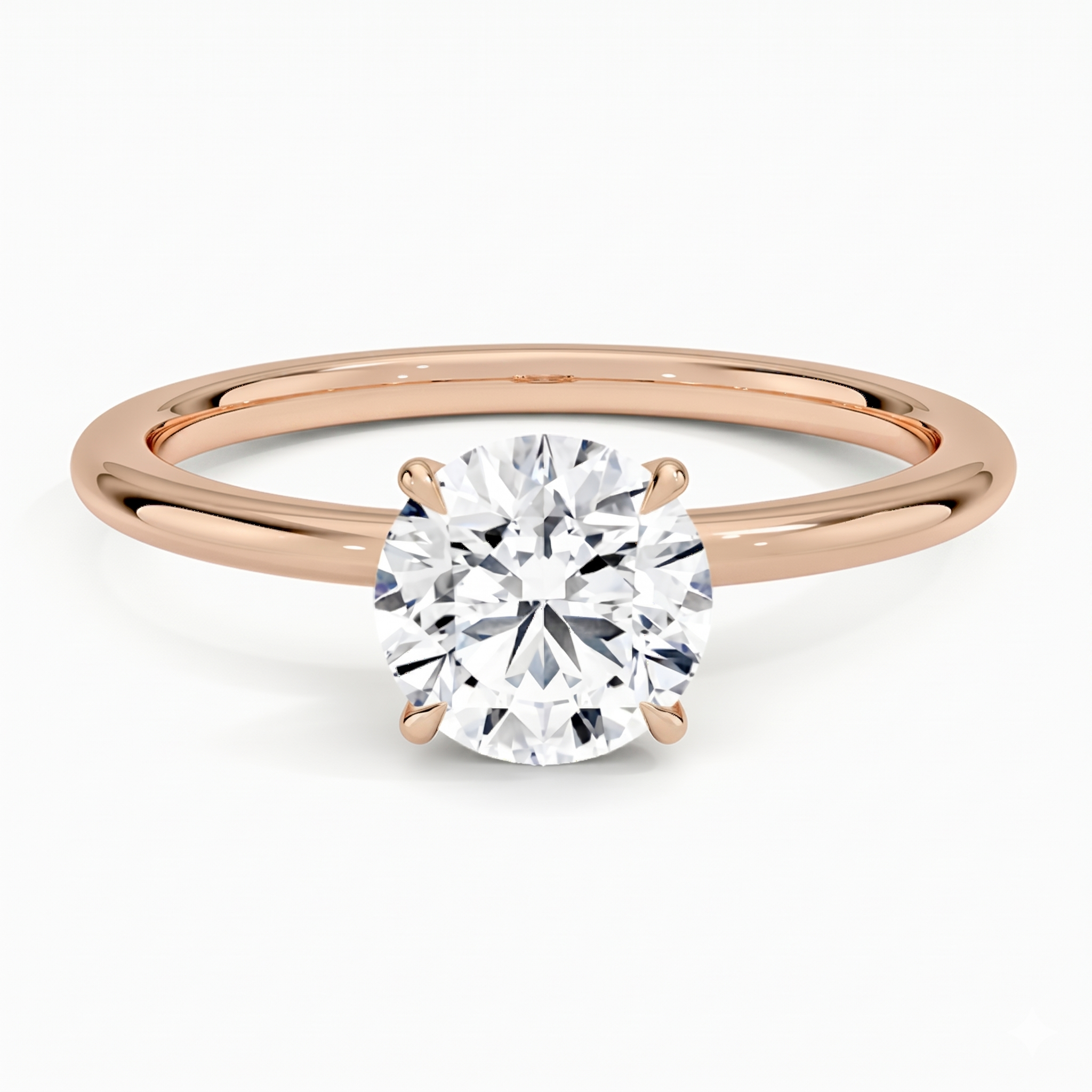 Flora Solitaire Ring