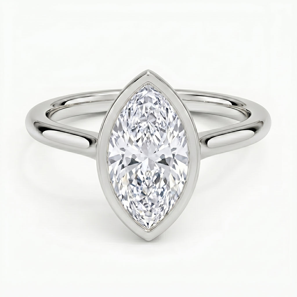 Luna Marquise Solitaire Ring