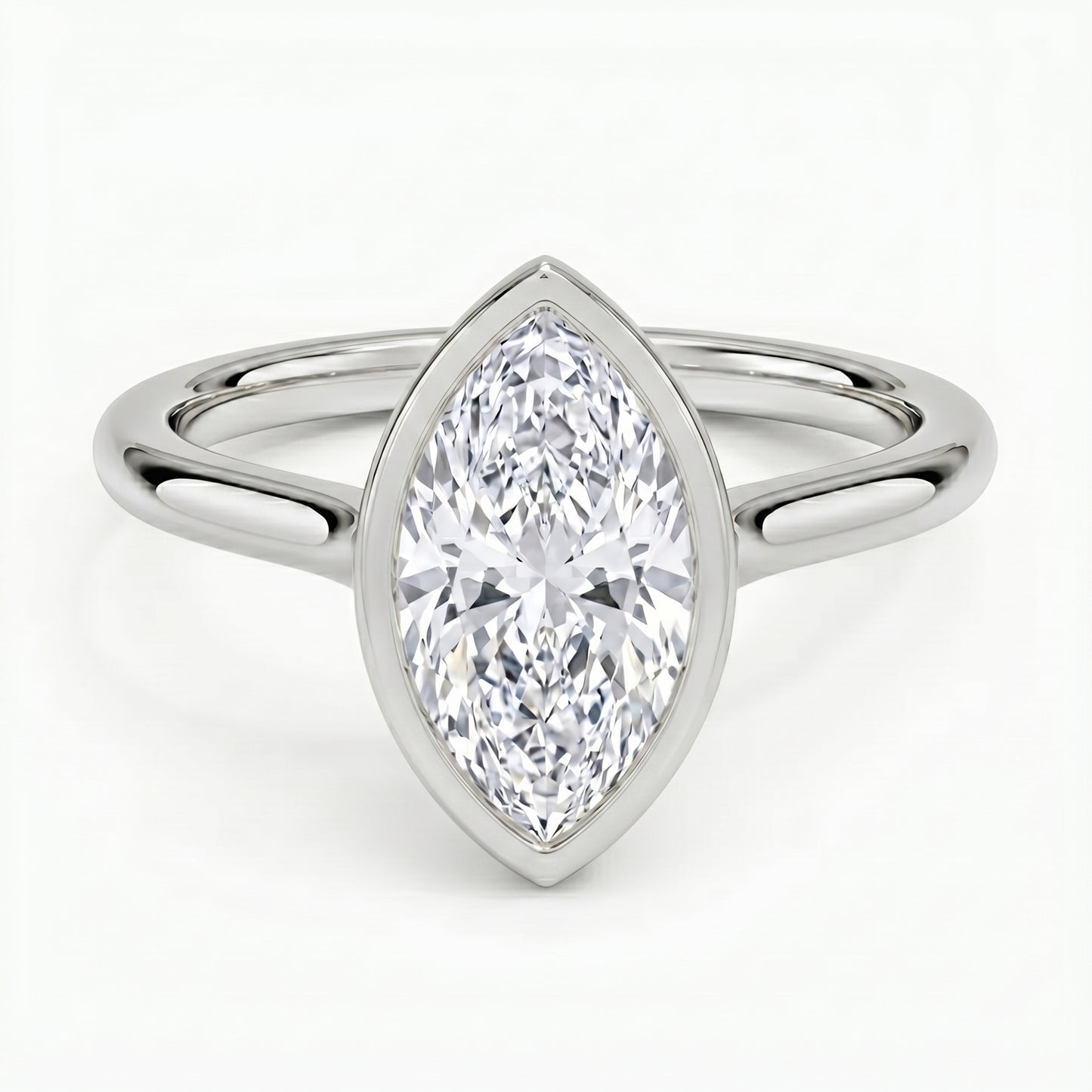 Luna Marquise Solitaire Ring