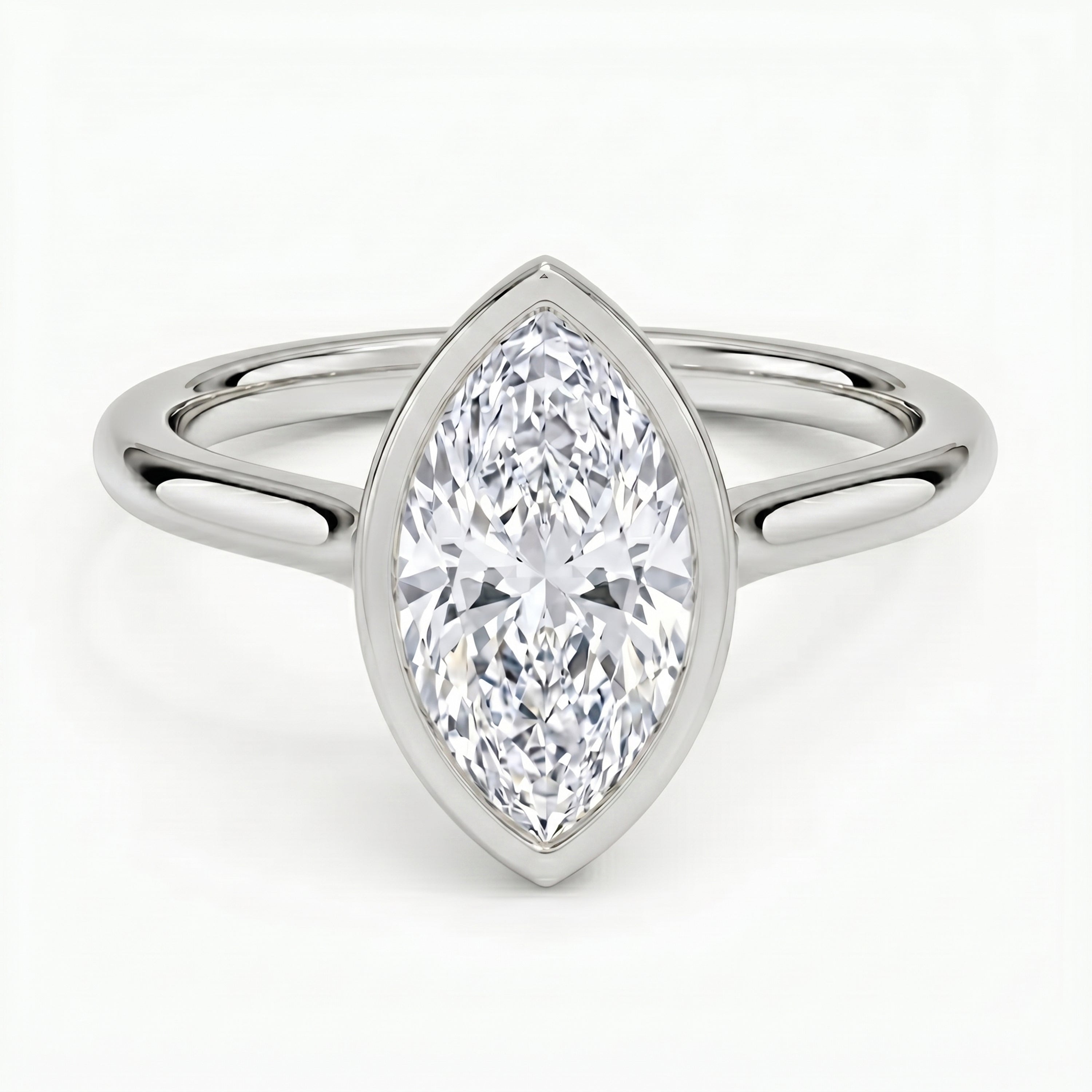 Luna Marquise Solitaire Ring