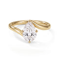 Embrace Pear Solitaire Ring