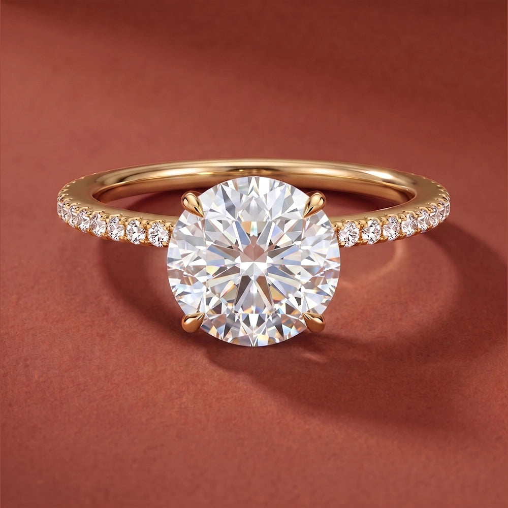 Lumina Pavé Round Ring
