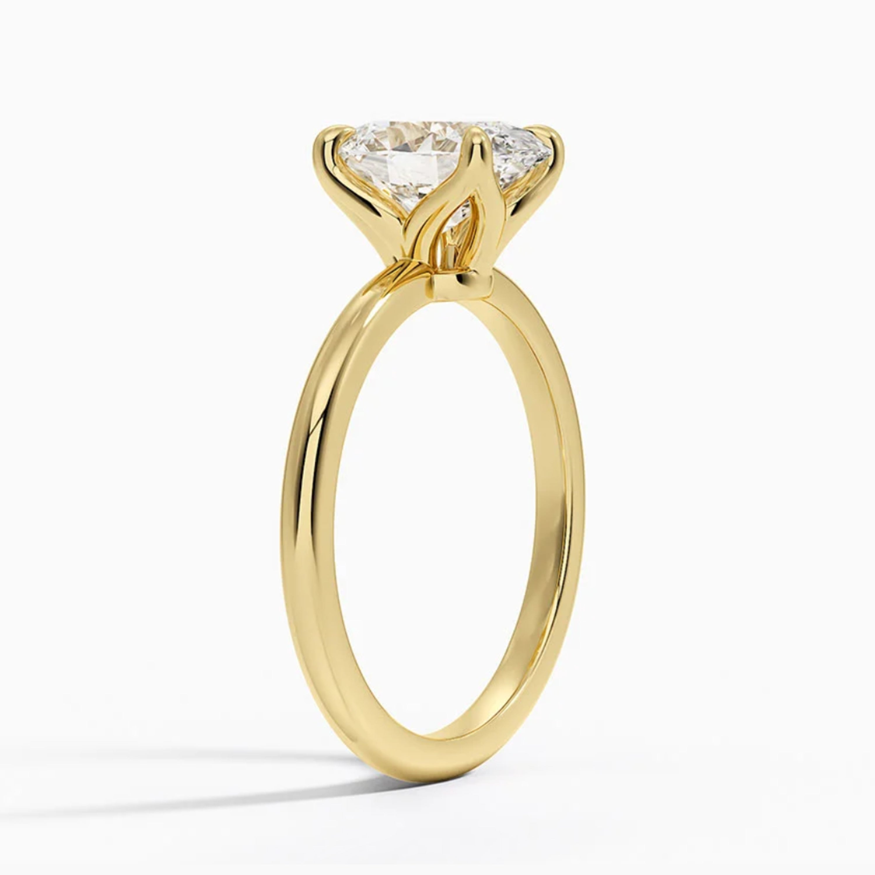 Flora Oval Solitaire Ring
