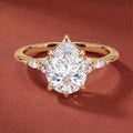 Laurel Pear Ring