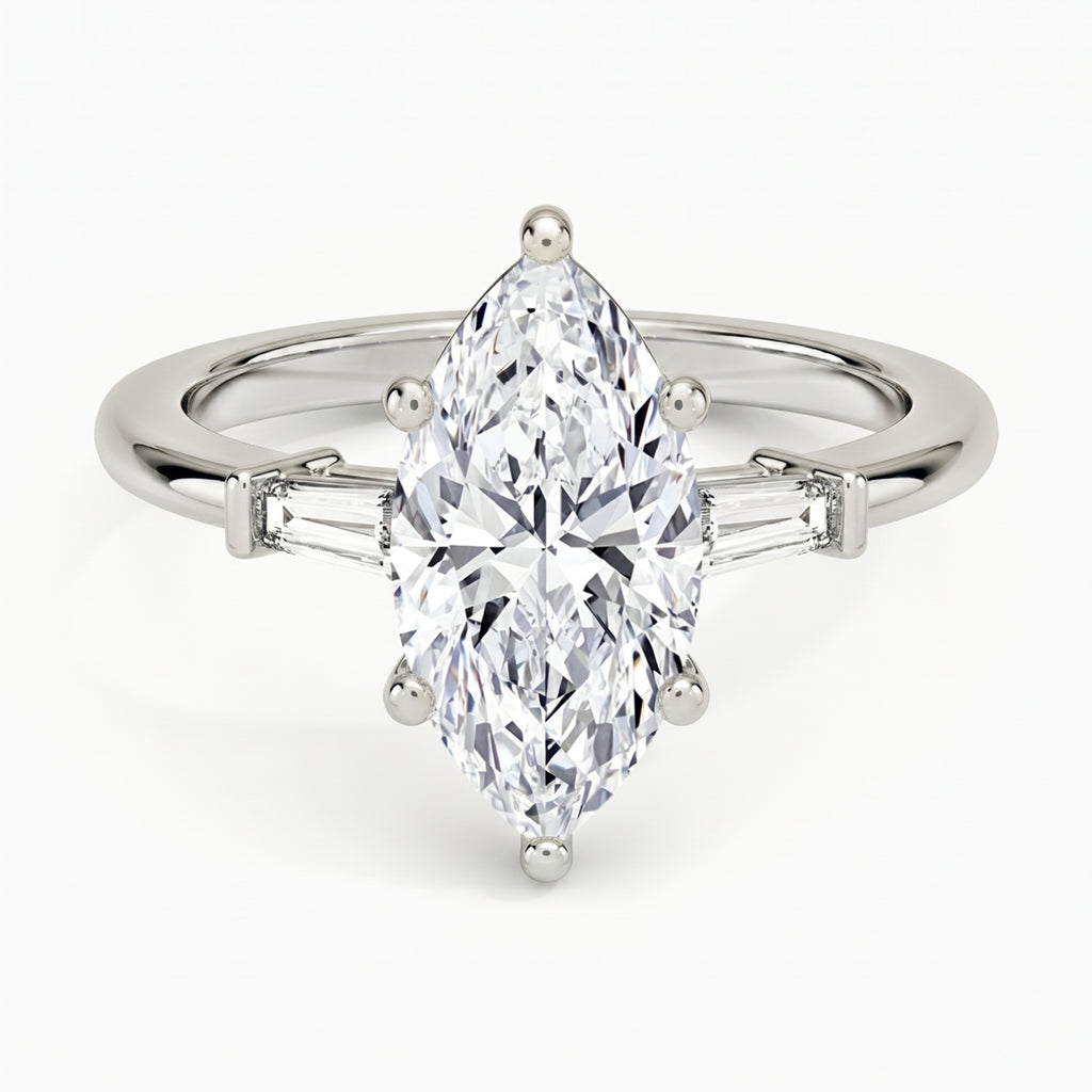 Legacy Marquise Three-Stone Ring
