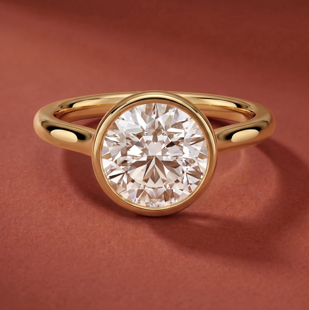 Luna Round Solitaire Ring