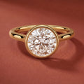 Luna Round Solitaire Ring