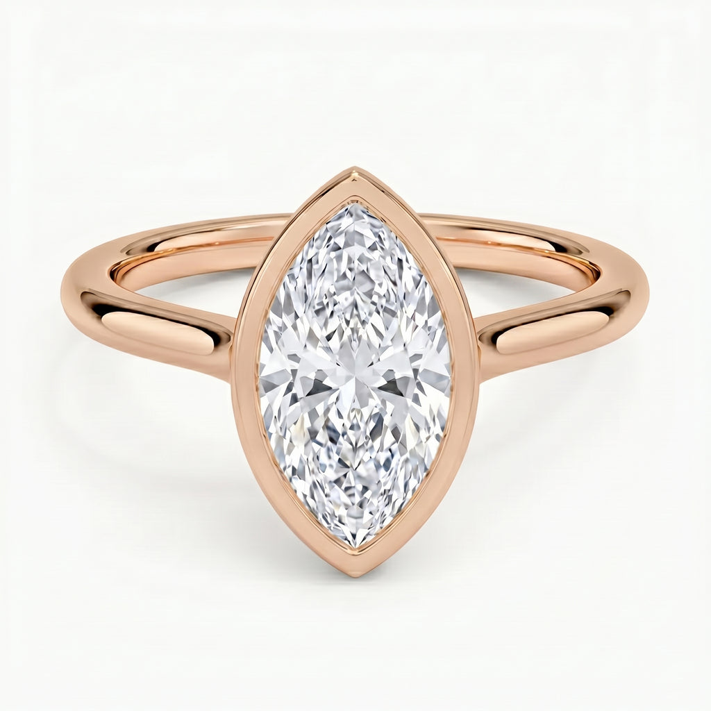 Luna Marquise Solitaire Ring