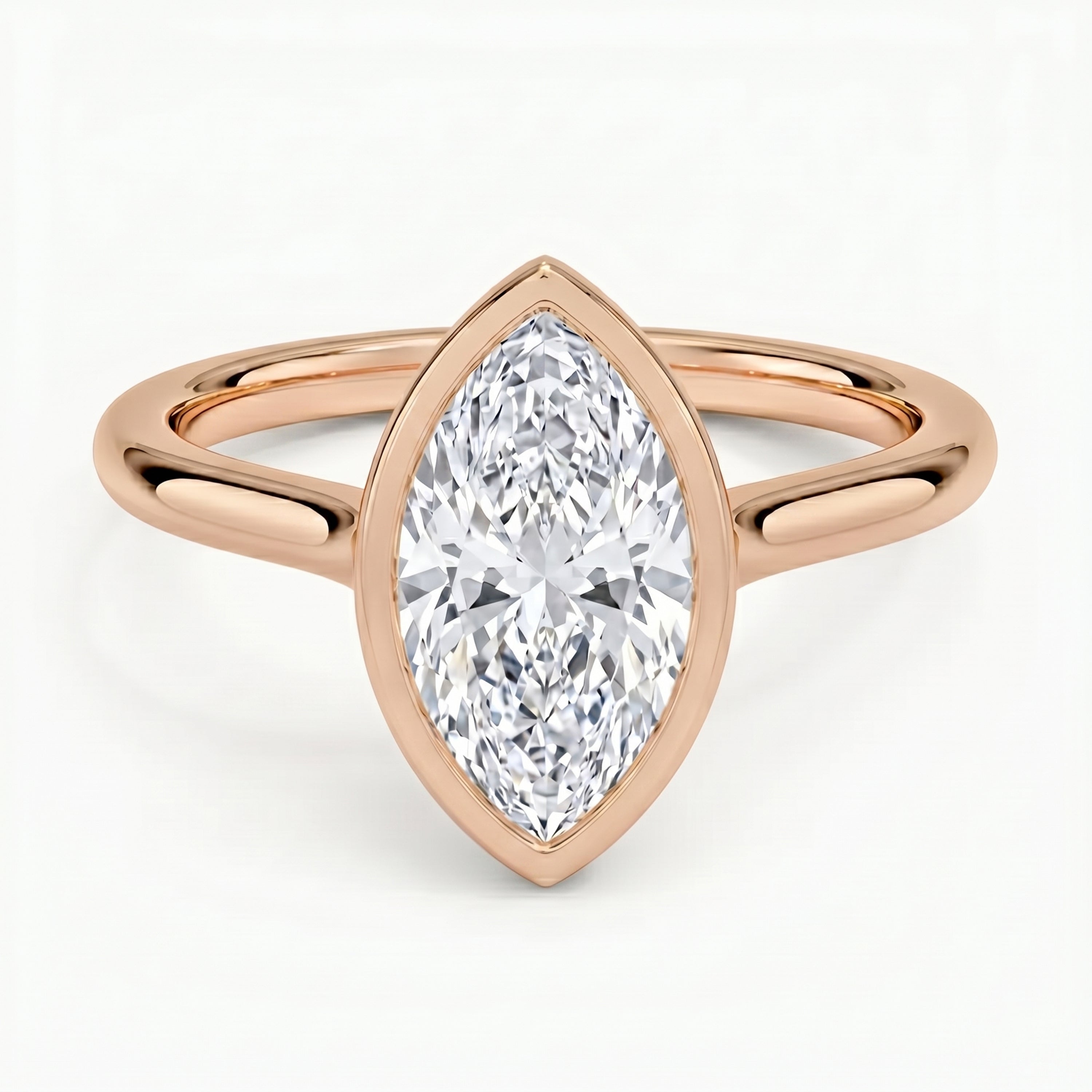 Luna Marquise Solitaire Ring