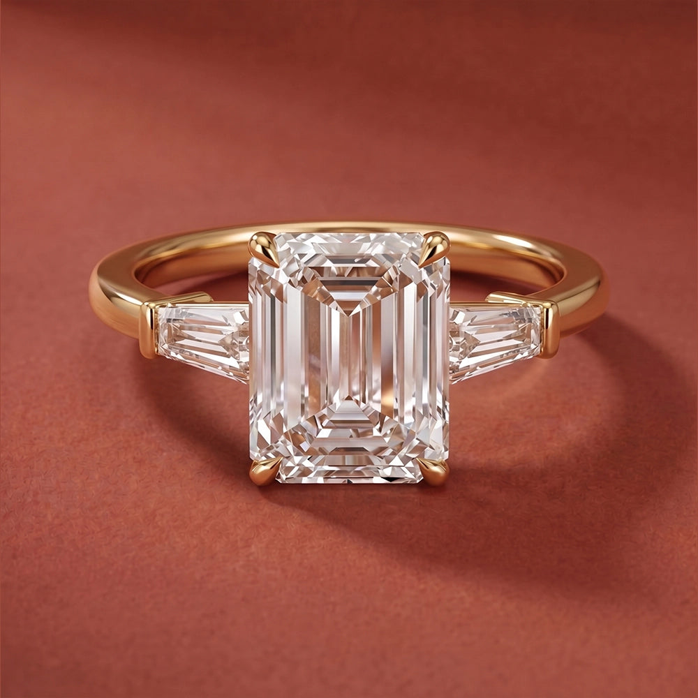 Legacy Emerald Three-Stone Ring