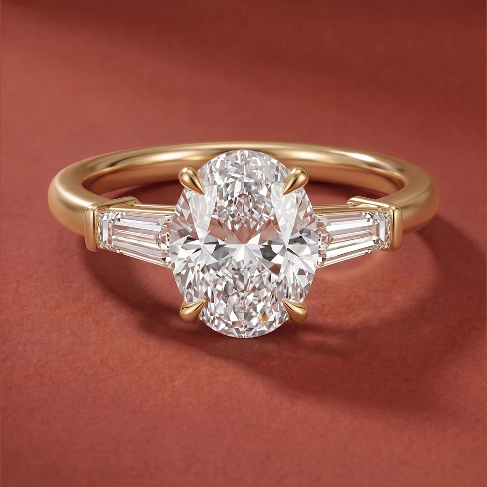 Legacy Oval Three-Stone Ring