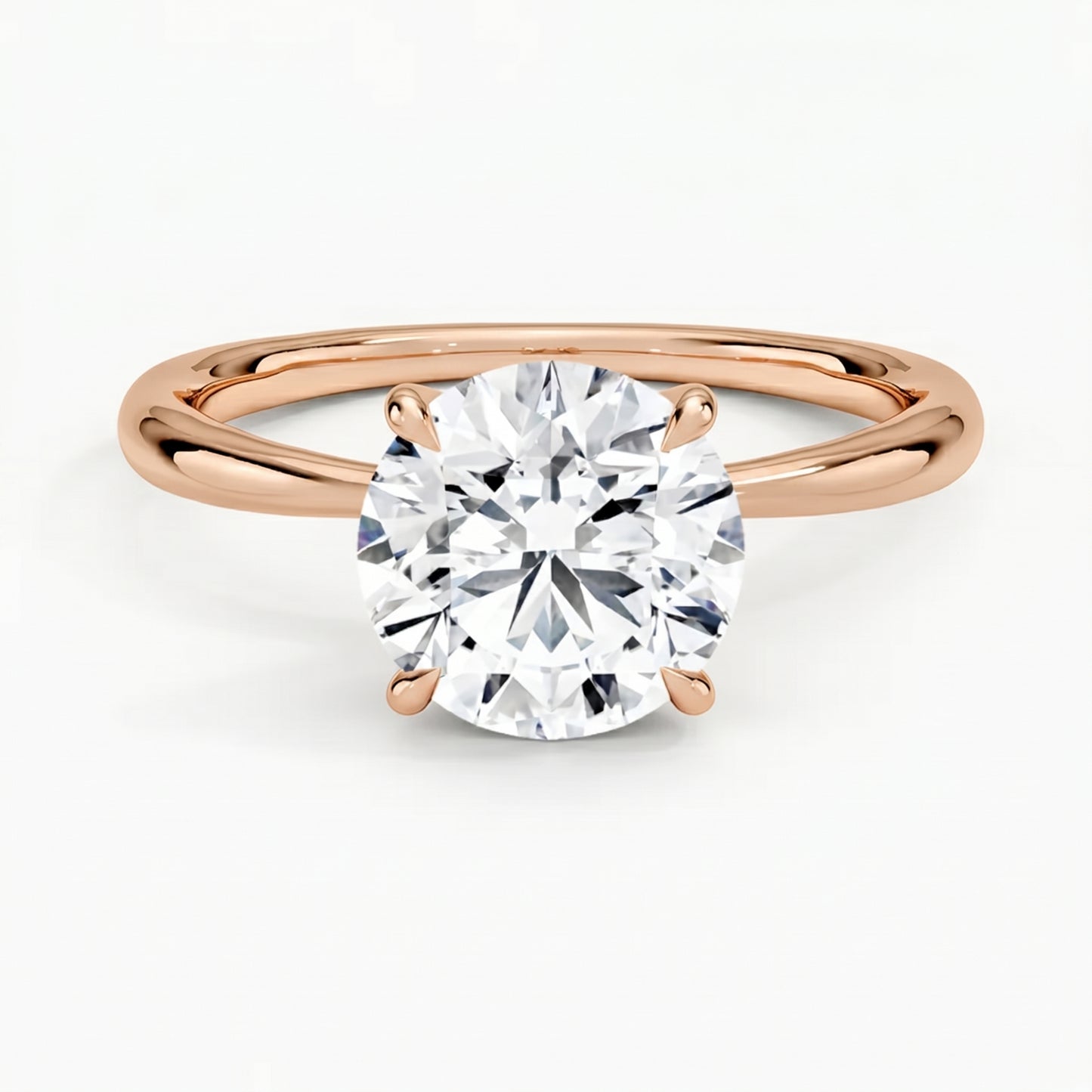 Iris Round Solitaire Ring