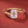 Embrace Emerald Solitaire Ring