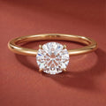 Flora Solitaire Ring