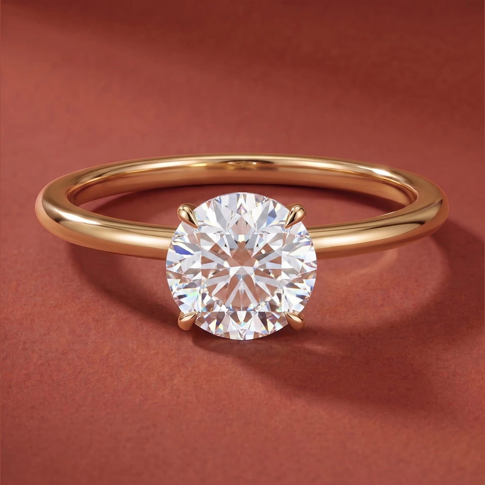 Flora Solitaire Ring