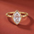 Luna Marquise Solitaire Ring