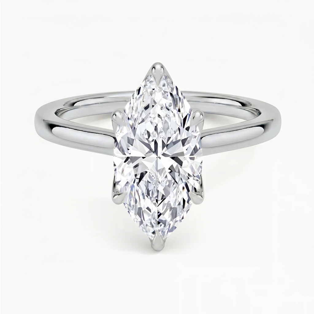 Flora Marquise Solitaire Ring