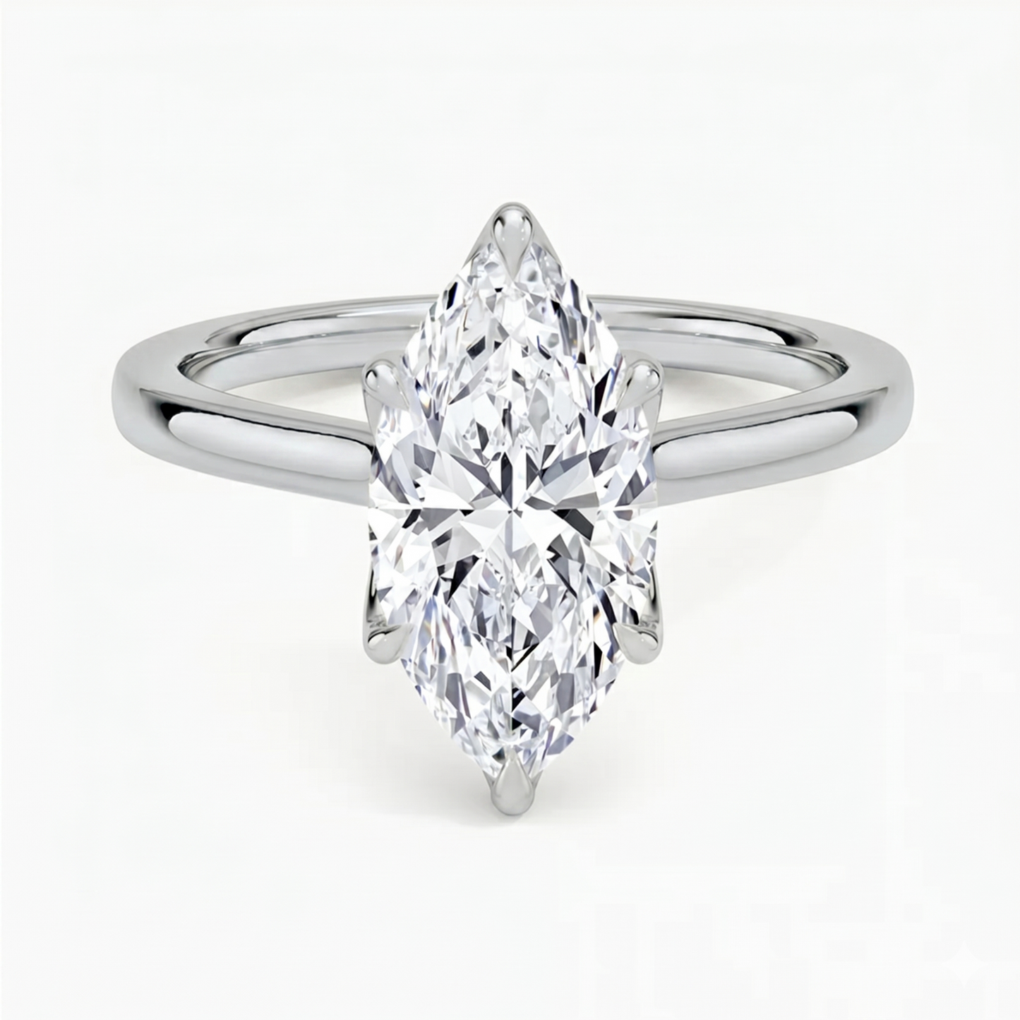 Flora Marquise Solitaire Ring