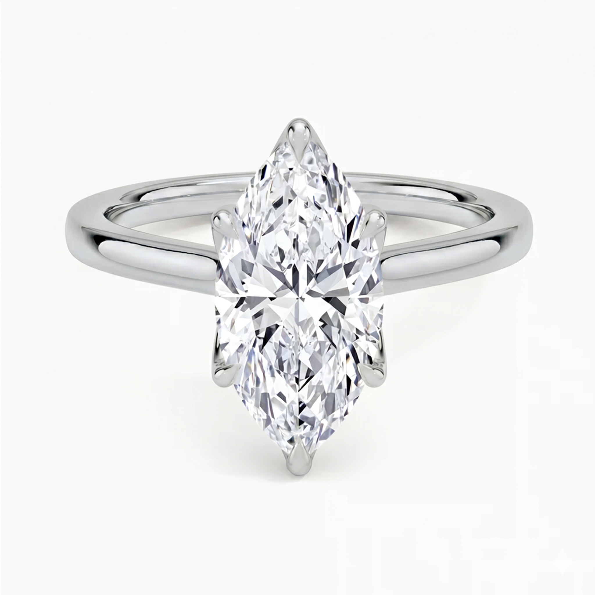 Flora Marquise Solitaire Ring